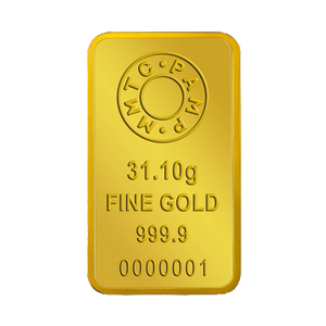 Lotus 31.1g, 24-Karat Fine Gold Bar, 999.9 Purity
